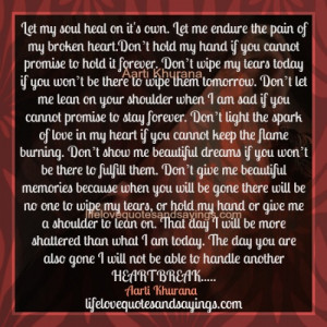 Healing Heart Quotes Sayings Let my soul heal.