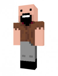 El skin de Notch en Minecraft