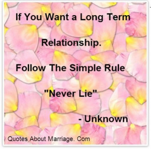 Long Term Relationship Advice