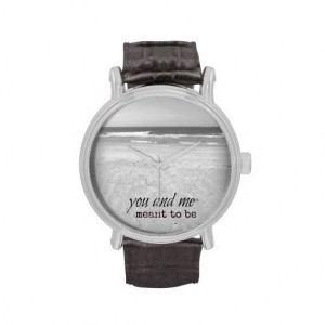 Romantic Beach Love Quote Watch