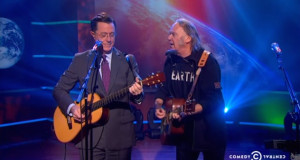 ... Young Chats and Duets With Stephen Colbert, Beefs With David Crosby on
