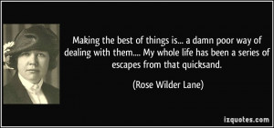More Rose Wilder Lane Quotes
