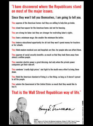 Harry Truman Figured Out Republicans