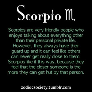 Quotes About Being a Scorpio