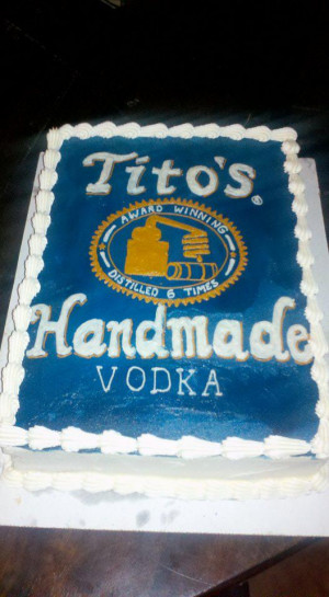 Titos Vodka Cake