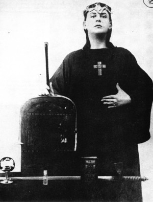 crowley as a young man in ritual regalia as magician aleister crowley ...