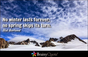 Funny quotes about winter ending