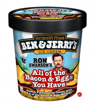 Ben & Jerry's Responds to Fictional Ron Swanson Ice Cream Flavor