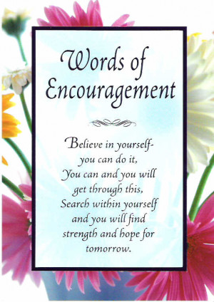 Words Of Encouragement