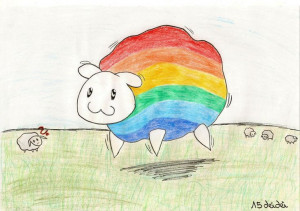 Rainbow sheep | Baa Baa ‘Rainbow’ Sheep | 'Political Correctness ...