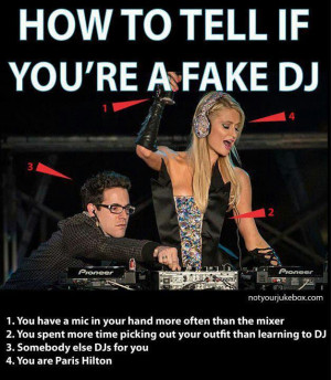 How to Tell If You’re a Fake DJ