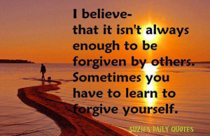 Forgive and let go...