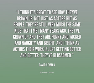 quote David Heyman i think its great to see how 239026 png