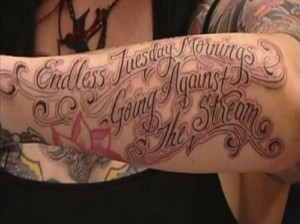 are looking to update your look, this Inspiring LA Ink Tattoo Quote ...