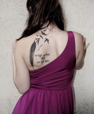 ... paths to enlightenment. Enjoy these Funny Shoulder Feather Tattoos