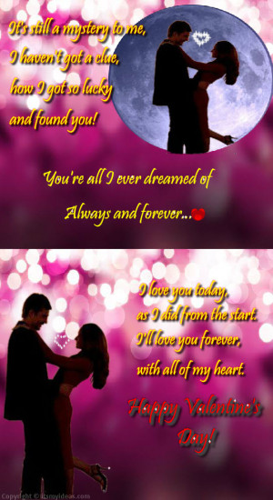 Valentine-Day 2013 romantic-couple picture with love quotes
