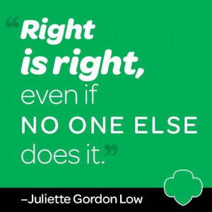 Inspiration from our founder, Juliette Gordon Low.