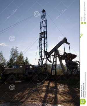 Drilling For Oil Royalty Free Stock Image