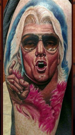 Ric Flair tattoo #WWE