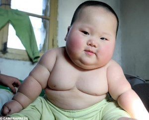 Sumo baby? Actually kind of cute.