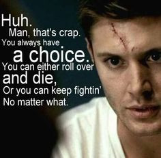 dean bobby quote supernatural more dean winchester quotes word of ...