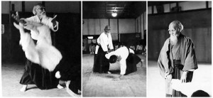 The founder of Aikido, Morihei Ueshiba during class in Iwama Japan