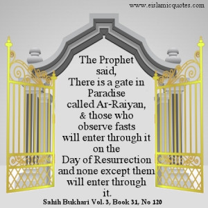 Islamic quote on fasting