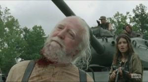 Picture of Hershel's Death from Walking Dead