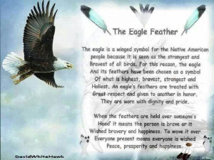 The Eagle Feather... By Artist David White Hands...