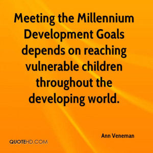 Meeting the Millennium Development Goals depends on reaching ...