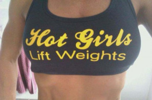 Hot Girls Lift Weights