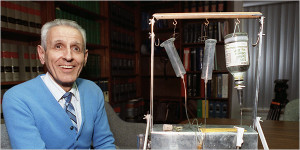 Dr. Jack Kevorkian poses with his 