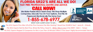 Florida SR22 Insurance – Non-Owner and Owner Policies Available