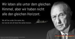 Konrad Adenauer Zitat