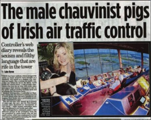 ... female air traffic controller : “The male chauvinist pigs of air