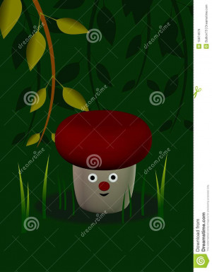 Funny Mushroom Royalty Free Stock Images Image