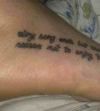 tattoo-sayings-about-life-tattoos-of-quotes-on-feet-tattoos-zimbio ...