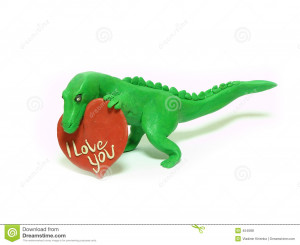 Dinosaur Love Dinosaur in love