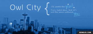 Vanilla Twilight by Owl City Lyrics Facebook Timeline Cover