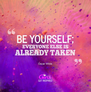 Be Yourself! #InspirationalQuotes #GetInspired
