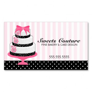 couture_cakes_bakery_custom_business_cards ...