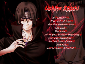 Quotes Itachi UchihaTerlengkap