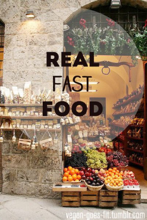 Real Fast Food - perfect for summertime!