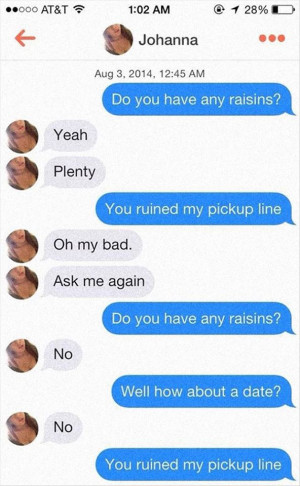 funny txt msgs raisins