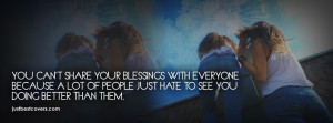 ... this you can't share your blessings with everyone Facebook Cover Photo