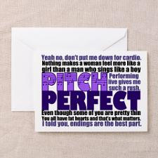 Pitch Perfect Quotes Greeting Card for