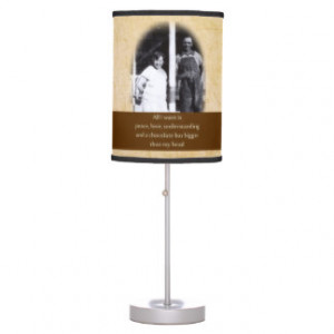 Funny Chocolate Quote Lamp