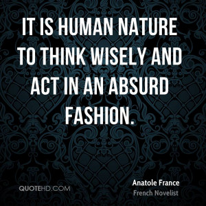 Anatole France Nature Quotes