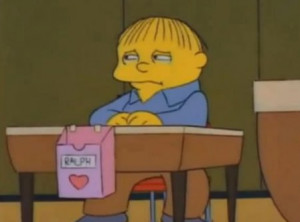 the simpsons valentines day ralph