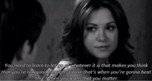 Mouth and Rachel one tree hill